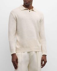 Iris Von Arnim - Luigi Linen-Cotton Polo Shirt - Lyst