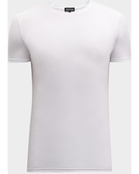 ZEGNA - Slim Fit Micromodal Crewneck T-Shirt - Lyst