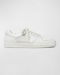 Tory Burch - Clover Leather Low-top Sneakers - Lyst