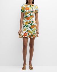 Stella McCartney - Garden Print Mini Dress - Lyst
