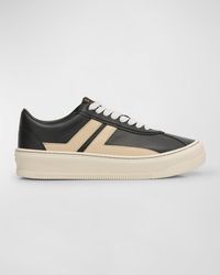 Lanvin - X Future Cash Leather Low-Top Sneakers - Lyst