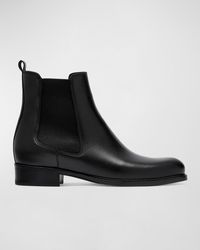 La Canadienne Ann 75mm Leather Booties in Black | Lyst