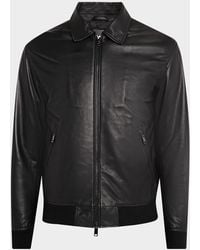 Theory - Apos;S Wyatt Full-Zip Leather Jacket - Lyst
