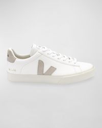 Veja - Campo Bicolor Leather Low-top Sneakers - Lyst