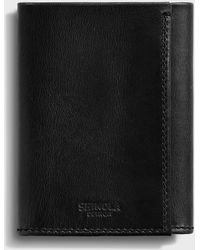Shinola - Navigator Trifold Leather Wallet - Lyst