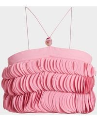 AMUR - Capri Geode Textured Appliqué Top - Lyst