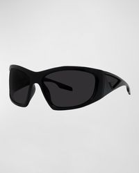 Givenchy - Giv Cut Acetate Wrap Sunglasses - Lyst