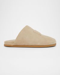 Givenchy - Apos;S Puffy Asymmetric Suede Mules - Lyst
