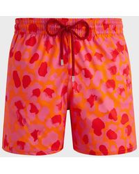 Vilebrequin - Apos;S New Leopard Swim Shorts - Lyst