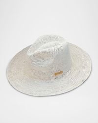 Van Palma - Milo Plated Logo-Print Straw Hat - Lyst