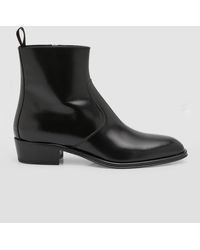 Giuseppe Zanotti - Chicago 40 Leather Ankle Boots - Lyst