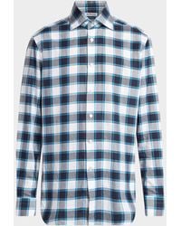 Kiton - Apos;S Cotton Plaid Button-Down Shirt - Lyst