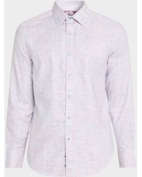 Robert Graham - Apos;S Edison Cotton Space Dye Check Sport Shirt - Lyst