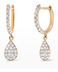 Ginette NY - Diamond Bliss Hoop Earrings - Lyst
