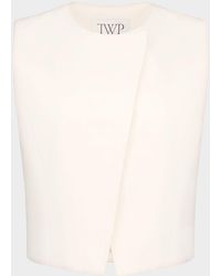 Twp - High-Neck Hidden Placket Vest - Lyst