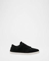 Christian Louboutin - Chambelisneak Collar-Pin Suede Low-Top Sneakers - Lyst