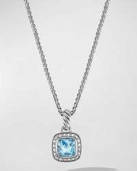 David Yurman - Petite Albion Necklace With Gemstone And Diamonds - Lyst