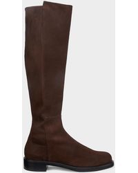 Stuart Weitzman - 5050 Gisele Suede Over The Knee Boots - Lyst
