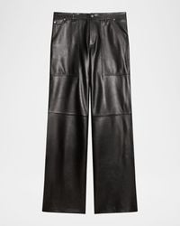 Helmut Lang - Apos;S Leather Utlity Pants - Lyst