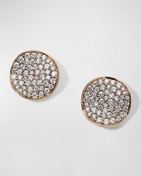 Ippolita - 18k Rose Gold Stardust Small Flower Stud Earrings With Diamonds - Lyst