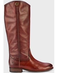 Frye - Melissa Button 2 Leather Boots - Lyst