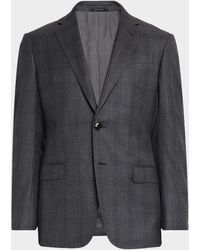Giorgio Armani - Subtle Tonal Plaid Two-Piece Suit - Lyst