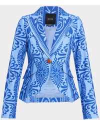 Smythe - Graphic One-Button Blazer - Lyst