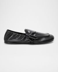 Loewe - Toggle Leather Loafers - Lyst