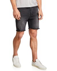 Ksubi - Chopper Cinder Trashed Denim Shorts - Lyst