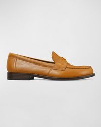 Tory Burch - Perri Leather Mini Medallion Loafers - Lyst