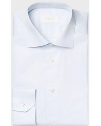 Eton - Slim Fit Elevated Twill Shirt - Lyst