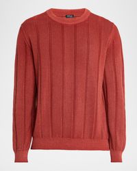 Kiton - Apos;S Ribbed Cashmere Crewneck Sweater - Lyst