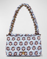Etro - Tessuto Floral Quilted Top-Handle Bag - Lyst
