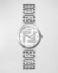 Fendi - 19Mm Forever Ff Diamond Bracelet Watch - Lyst