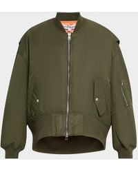 JW Anderson - Oversized Curved-Hem Bomber Jacket - Lyst