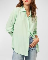 Equipment - Essential Long-Sleeve Silk Shirt - Lyst