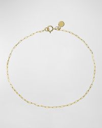 Zoe Lev - 14k Gold Baby Open Link Chain Bracelet - Lyst