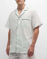 Petite Plume - Cotton Tennis-Print Short Pajama Set - Lyst