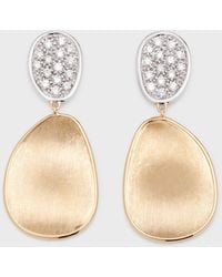 Marco Bicego - Lunaria Two-drop Diamond Earrings - Lyst