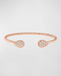 Boucheron - Serpent Bohème 18k Pink Gold 2-motif Diamond Bracelet - Lyst