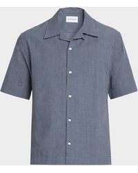 Givenchy - Apos;S Checked Cotton Bowling Shirt With Embroidery - Lyst