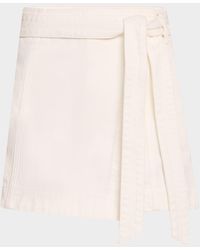 Veronica Beard - Agee Belted Skort - Lyst