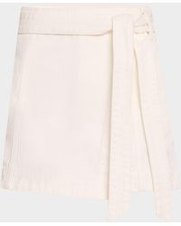 Veronica Beard - Agee Belted Skort - Lyst