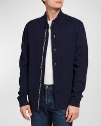 Fisher + Baker - Palmer Stand-collar Cardigan - Lyst