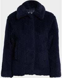 Max Mara - Fuggito Alpaca, Virgin Wool & Silk Blend Teddy Coat - Lyst