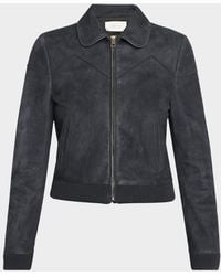The Row - Axelette Suede Jacket - Lyst