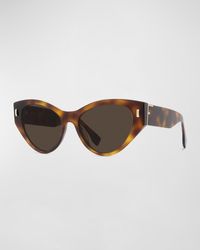 Fendi - Tortoiseshell Acetate Cat-eye Sunglasses - Lyst