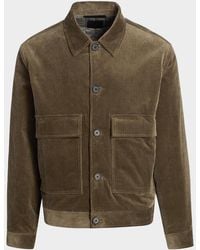 Theory - Apos;S Stretch Corduroy Trucker Jacket - Lyst