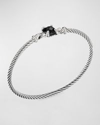 David Yurman - Chatelaine Pave Prong Bracelet With Stone - Lyst