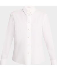 The Row - Sadie Cotton Poplin Button-Down Shirt - Lyst